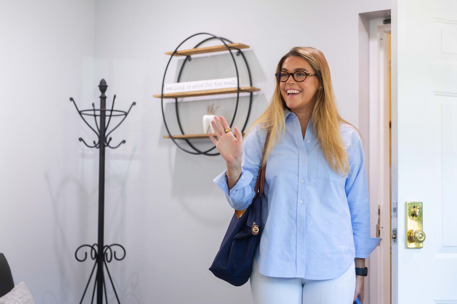 A new patient being welcomed at Metropolitan Dental Centre